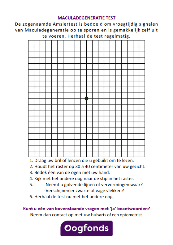 Fysieke Amslertest